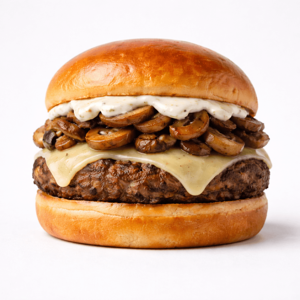 Mushroom Melt Burger